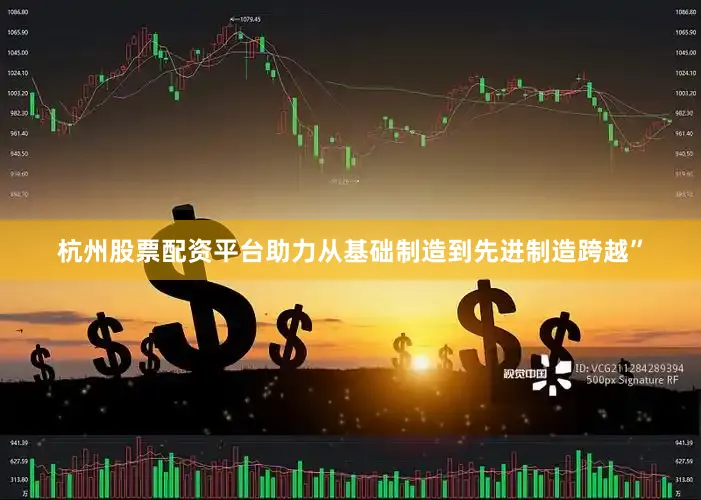 杭州股票配资平台助力从基础制造到先进制造跨越”